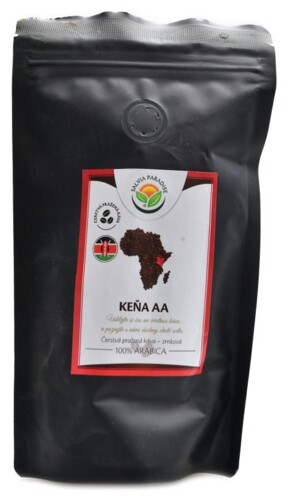 Káva Keňa AA 100g - 100% arabica zrnková čersvě pražená