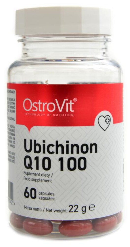 Ubichinon Q10 100 mg 60 kapslí ubiquinone coenzyme Q10