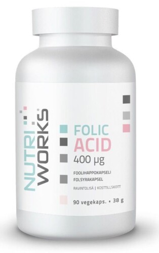 Folic Acid 400 µg 90 kapslí
