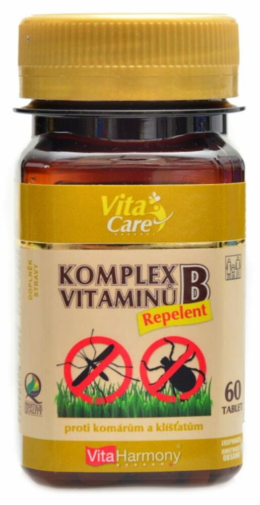Komplex vitamínů B repelent 60 tablet