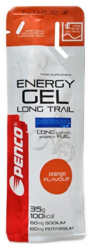 Energy gel long trail 35 g pomeranč