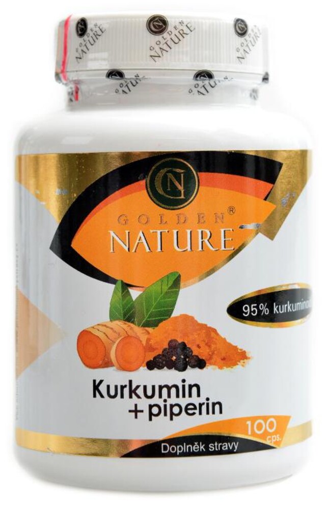 Kurkumin 95% + Piperin 100 kapslí