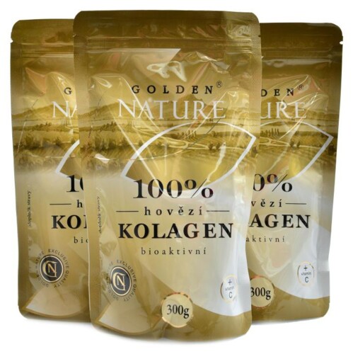 Hovězí kolagen bioaktivní kolagenní peptidy 3 x 300 g