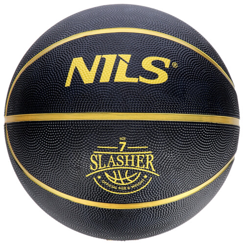 Basketbalový míč NPK270 Slasher 7 černý