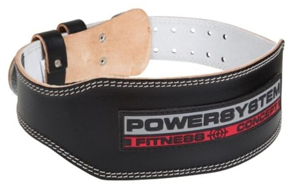 Kožený opasek Power Black černý
