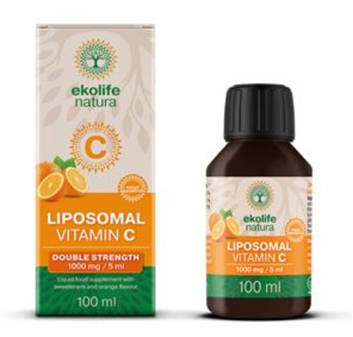 Liposomal Vitamin C 1000mg 100ml pomeranč (Lipozomální vitamín C)