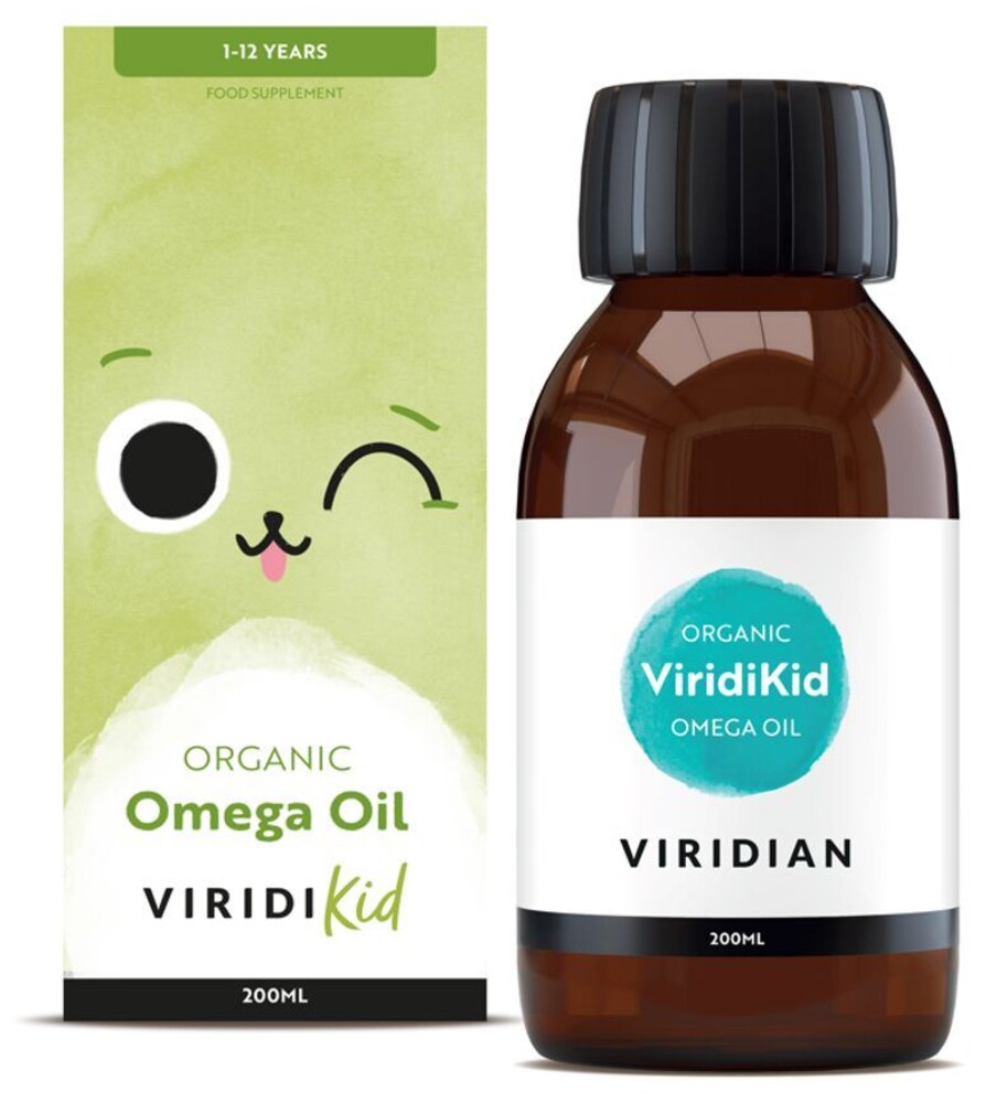 Viridikid Omega 3 Oil 200ml Organic (Bio Omega 3 olej pro děti)