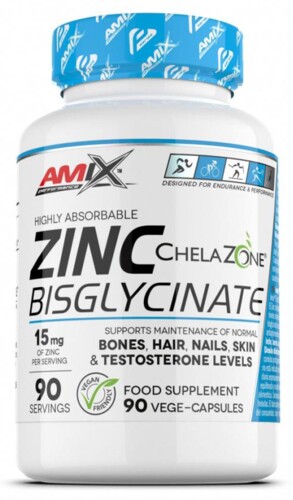 Zinc bisglycinate 90 vege kapslí