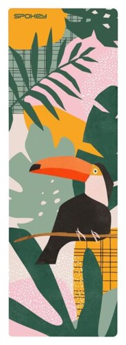 HOME JUNGLE Semišová jóga podložka, 180 x 60 x 0,4 cm