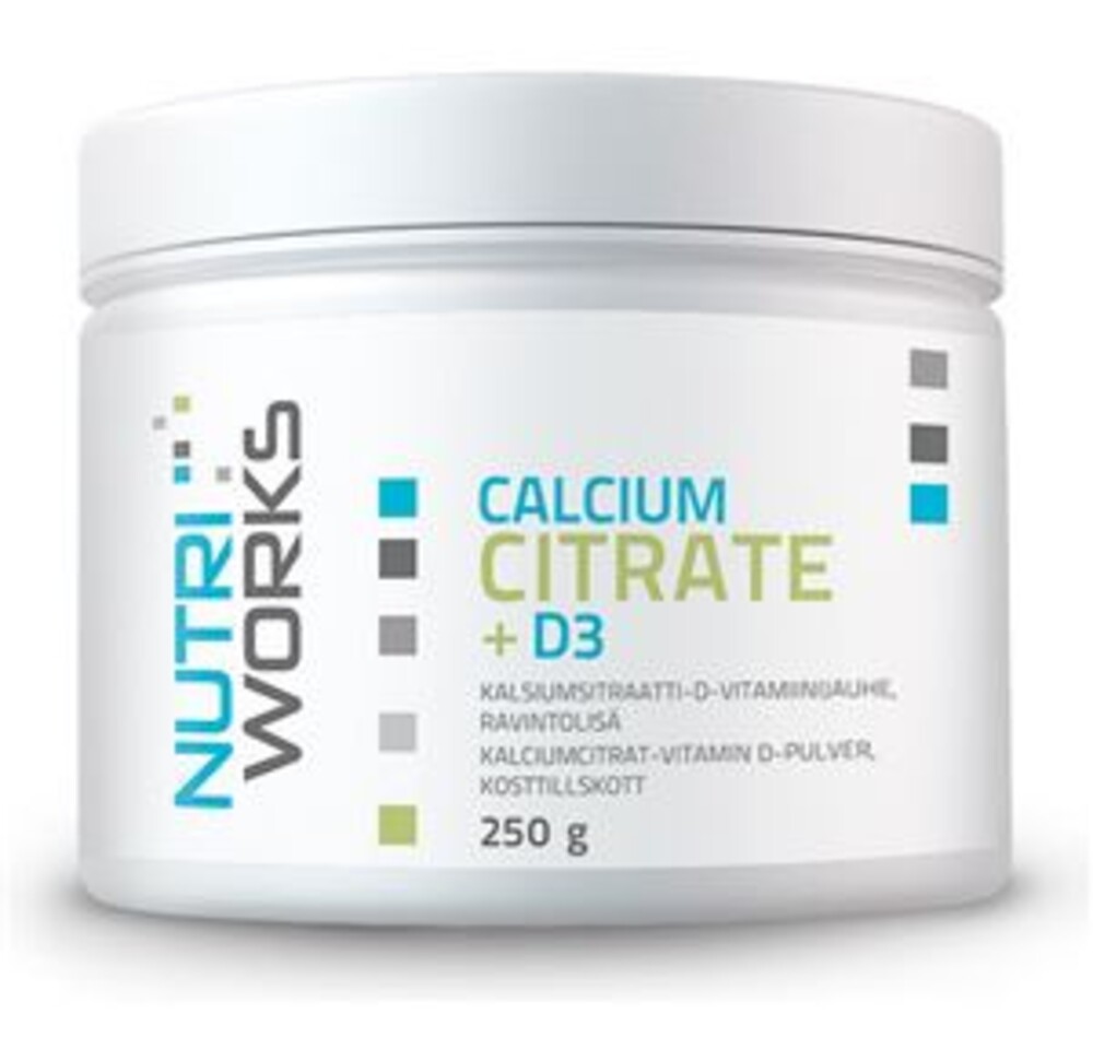 Calcium Citrate + D3 250 g (Citrát vápenatý + vitamín D3)