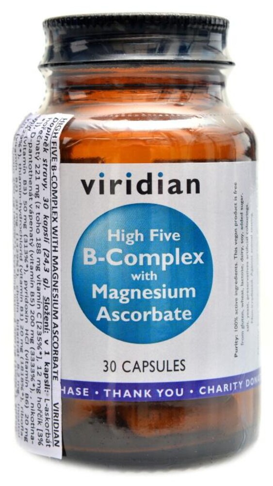 High Five B Complex with Magnesium Ascorbate 30 kapslí
