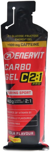 Enervit Carbo gel C 2:1 s kofeinem 60 ml cola