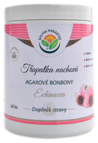 Echinacea třapatka nachová agarové bonbony 60 ks Echinacea purpurea