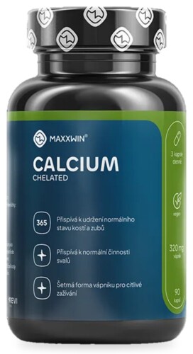 CALCIUM CHELATED 90 kapslí