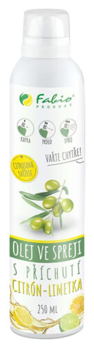 Olej ve spreji olivový citron limetka 250 ml