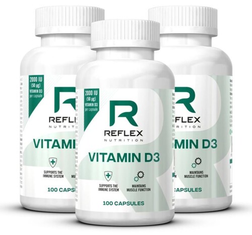 Vitamin D3 100 kapslí 2 + 1 ZDARMA