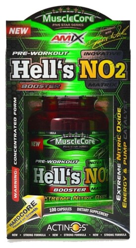 Hells NO2 100 kapslí pre workout