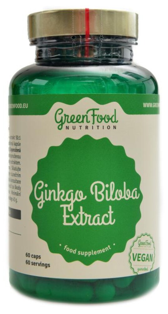 Ginkgo biloba extract 60 kapslí