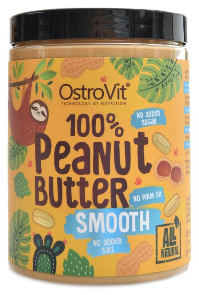 Peanut butter smooth 1000g arašídové máslo jemné