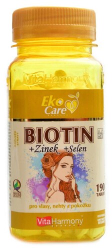 VE Biotin 300 mcg + Selen + Zinek 190 tablet