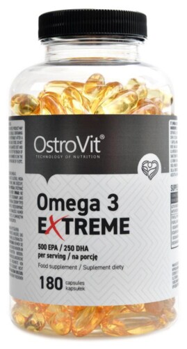 Omega 3 extreme 500 EPA / 250 DHA 180 kapslí