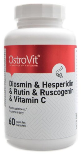 Diosmin + hesperidin + rutin + ruscogenin + vitamin C 60 kapslí