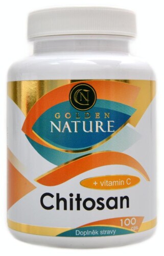 Chitosan + vitamin C 100 kapslí