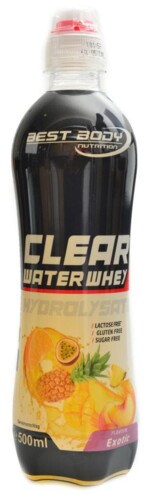 Clear water whey isolate drink RTD 500 ml