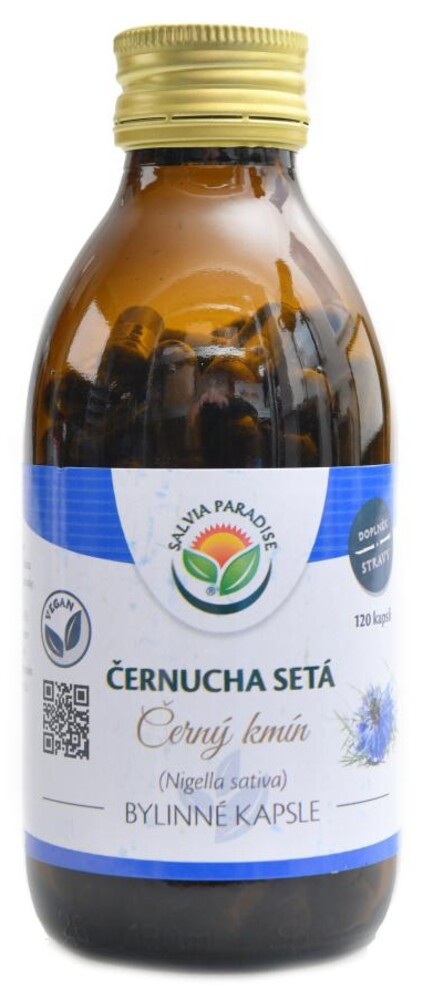 Černucha setá černý kmín 120 kapslí Nigella sativa