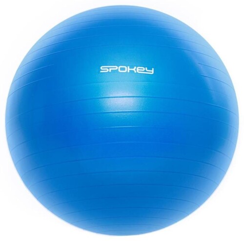 FITBALL III - Gymnastický míč 75 cm včetně pumpičky, modrý