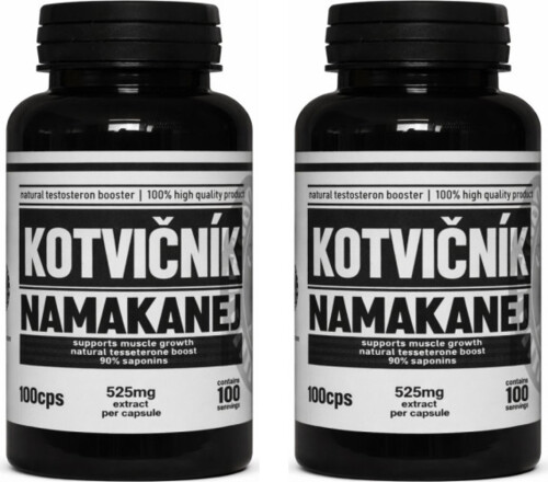Kotvičník zemní 90% 100 kapslí 1+1