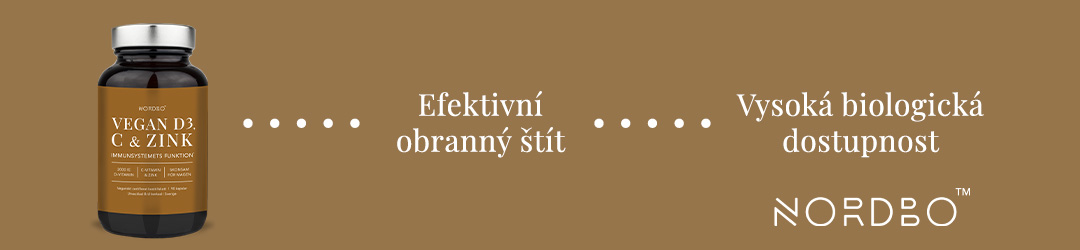Vegan D3, C a Zinek jako komplexní obranný štít.