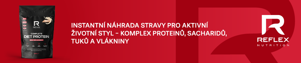 Nástupce Diet MRP, komplex proteinů a sacharidů, L-karnitin, zelený čaj, chrom.