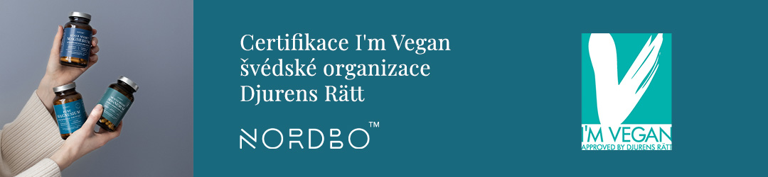 Certifikát I´m Vegan garantuje, že produkt je 100% rostlinného původu.