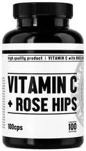 Vitamin C + Rose Hips 100 kapslí