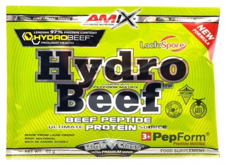 Amix Hydrobeef peptide protein 40g