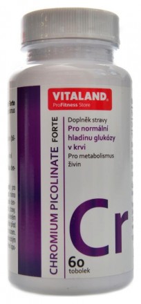 Vitaland Chromium picolinate forte 60 kapslí