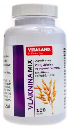 Vitaland Vláknina mix 100 tablet