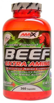 Amix Beef extra amino 360 kapslí