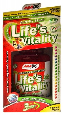 Amix Life s vitality active stack 60 tablet