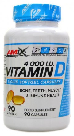Amix Vitamin D – 4000 I.U. 90 softgels
