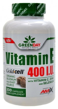 AmixGreenDay Vitamin E 400 IU life+ 200 kapslí