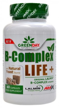 AmixGreenDay B-complex Life - natural+ 60 kapslí