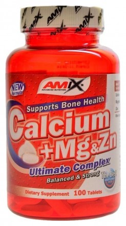 Amix Ca+Mg+Zn 100 tablet calcium magnezium zinek
