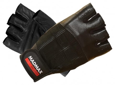 Mad Max Fitness rukavice classic line black MFG248