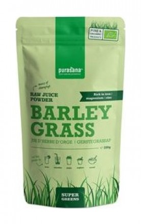 Purasana Barley Grass Raw Juice Powder BIO 200g (Zelený ječmen) 