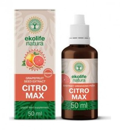 EKOLIFE NATURA Citro Max Organic 50ml (Bio extrakt ze semínek grepfruitu)