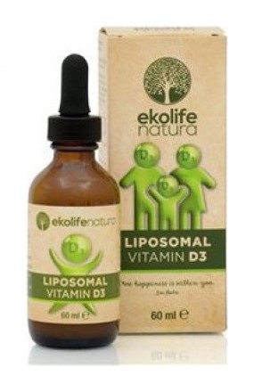 EKOLIFE NATURA Liposomal Vitamin D3 60ml (Lipozomální vitamín D3)