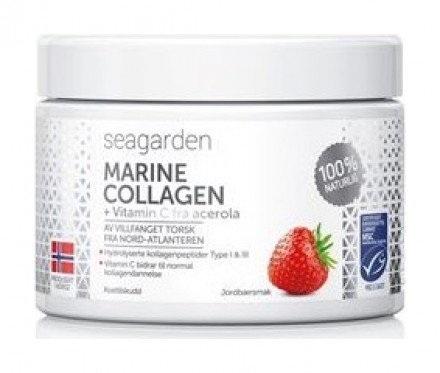 Seagarden Marine Collagen + Vitamin C 150g jahoda