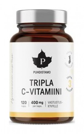 Puhdistamo Triple Vitamin C 120 kapslí 